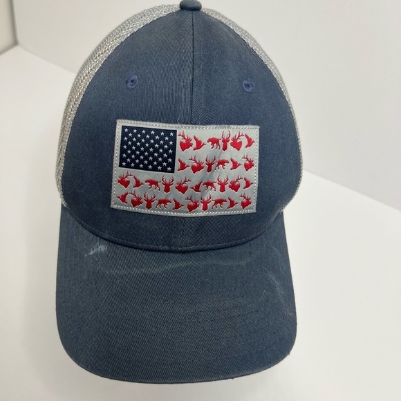 Columbia Mens PFG Mesh Flexfit Ball Cap L/XL - Picture 2 of 8